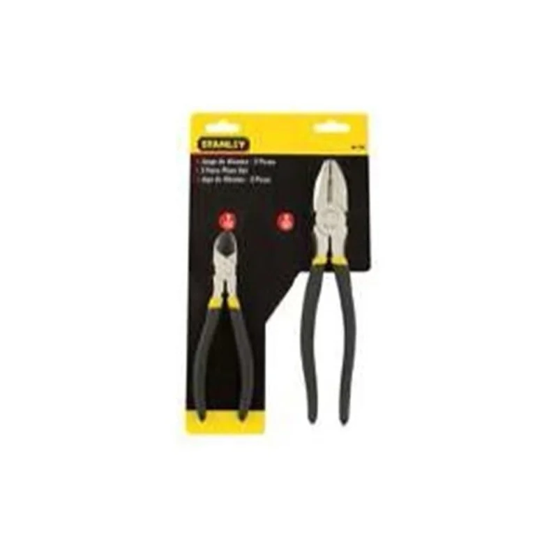 ALICATE JUEGO 02PC UNIVERSAL+CORTE 90163 STANLEY