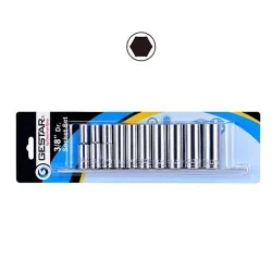 DADO JUEGO 3/8" 10 PC...