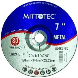 DISCO DESBASTE METAL...