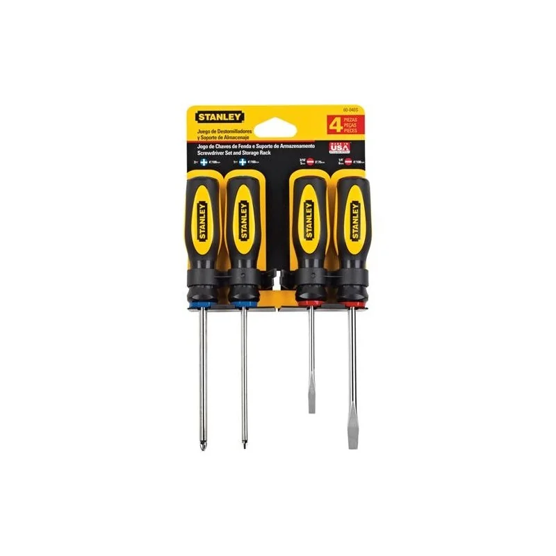ATORNILLADOR JUEGO 04PC BASIC +/- 60040 STANLEY