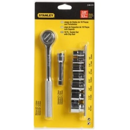 DADO JUEGO 3/8" 10PC PL 86219 STANLEY