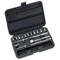 DADO JUEGO 1/4" 17PC PL...