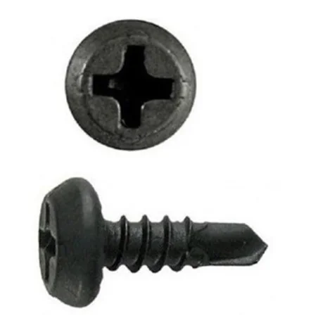 TORNILLO FRAMER PTA BROCA NEGRO 100PCS 07 X 7/16