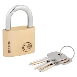 CANDADO LISO STANDARD SERIE B 40MM B40 ODIS