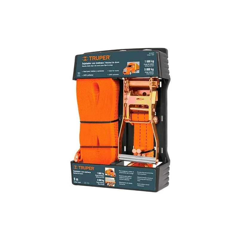 ESLINGA AMARRE C/ CARRACA 5000KGS SU-5000 TRUPER