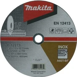 DISCO CORTE AC.INOX 9"...