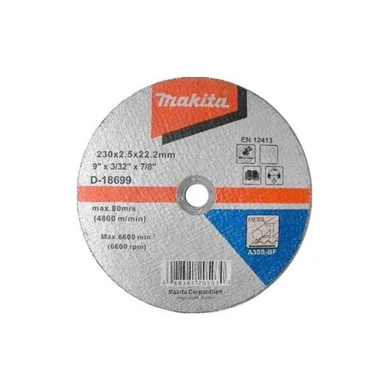 DISCO CORTE METAL 9" RECTO D18699 MAKITA