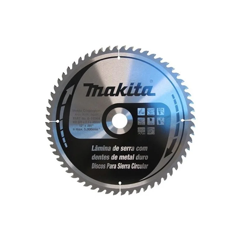 HOJA SIERRA CIRC MADER 12"-60DNT B19364 MAKITA
