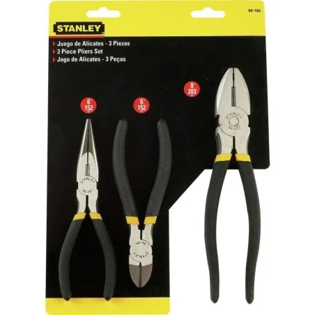 ALICATE JUEGO 03PC UN+CO+PT 90162 STANLEY