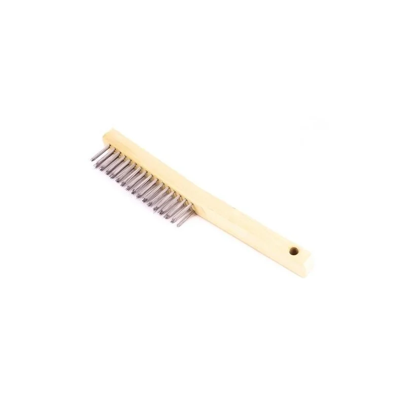 ESCOBILLA C/MANGO AC.INOX 4-C IN 10020 HELA