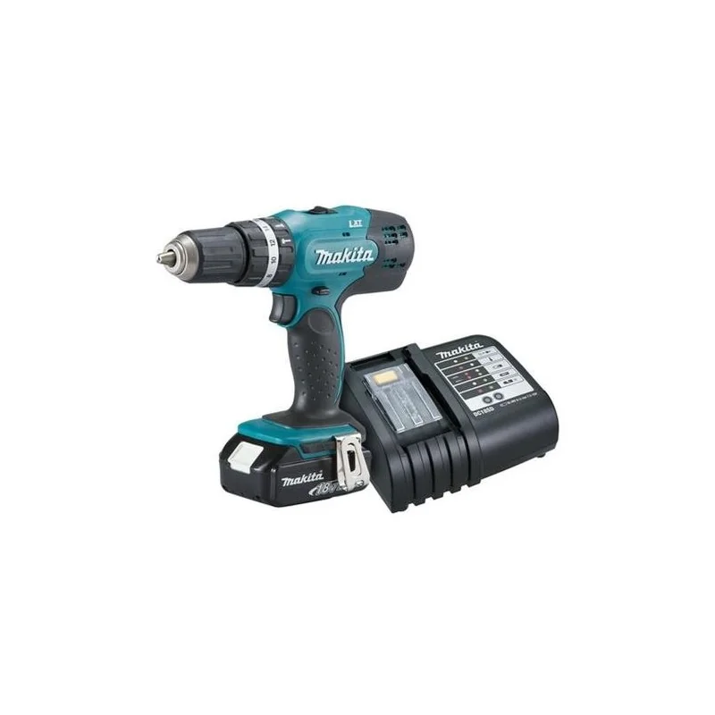 TALADRO PERCUS 1/2" 18V 0-1300RPM DHP453X10 MAKIT
