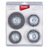 GRATA JUEGO 04PC TOMA 06MM (1/4") D65729 MAKITA