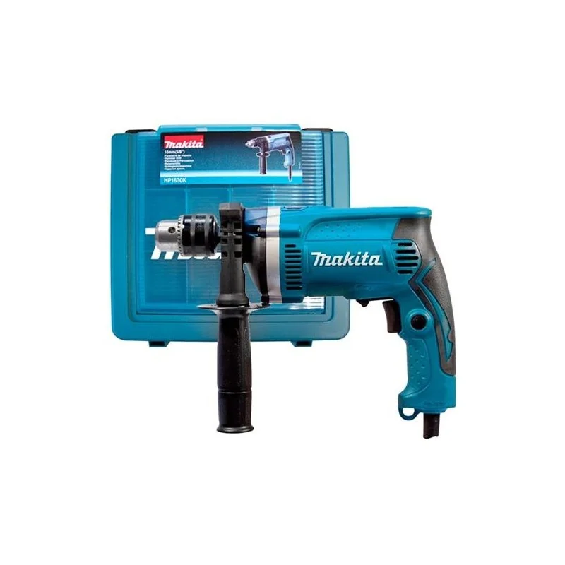 TALADRO PERCUSION 1/2" 710W C/MAL HP1630K MAKITA