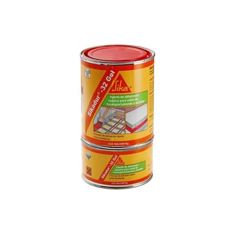 ADHESIVO ESTRUCTU SIKADUR 32 GEL 1KG 464128 SIKA