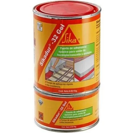 ADHESIVO ESTRUCTU SIKADUR 32 GEL 1KG 464128 SIKA