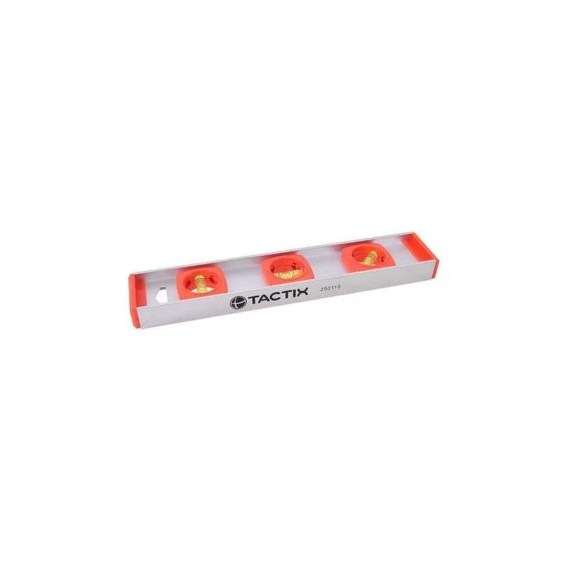 NIVEL ALUMINIO 36(900MM) 3 AGUAS 250116 TACTIX