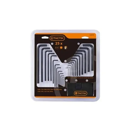 LLAVE ALLEN JUEGO 25PC 1.3-10MM 0.05-3/8 206195