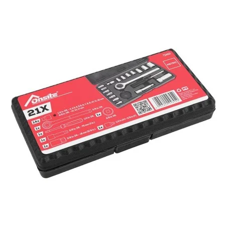 DADO JUEGO 1/4 Y 3/8" 21PC 04-17MM ACC 734421 ONS
