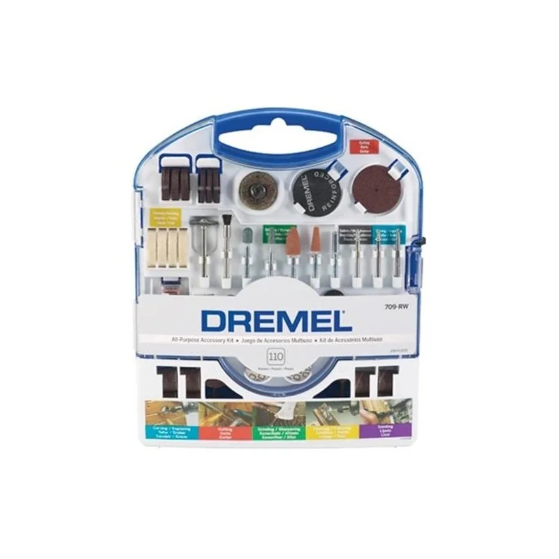 KIT ACCESORIOS USO GENERAL 110PC 709AB/RW DREMEL