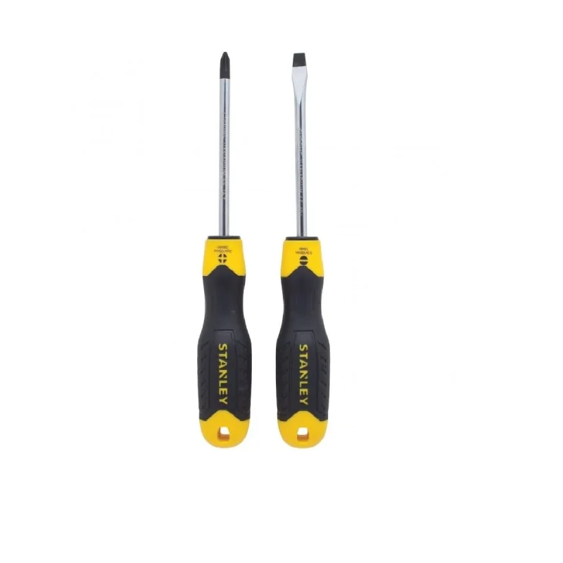 ATORNILLADOR CRUZ + PALETA GRIP 2PC 60809 STANL