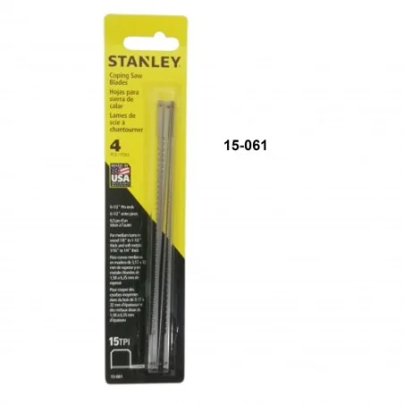 HOJA CALAR MADERA (SIERRA ESCOLAR) 04PCS 15061 ST