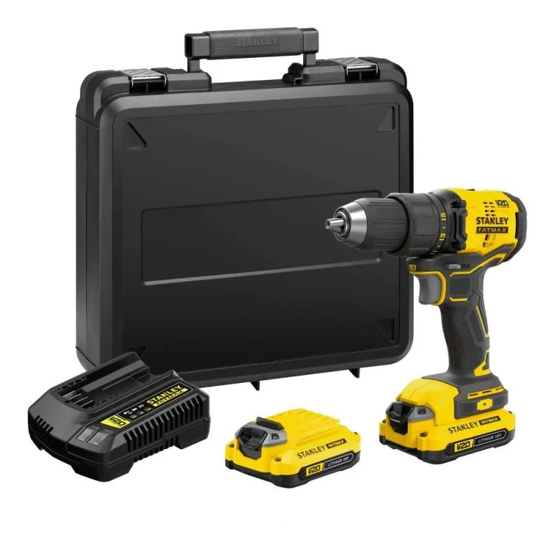 TALADRO ROTACION 1/2" 20V SBD710C2K-B2 STANLEY
