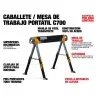 SOPORTE CABALLETE MESA DE TRABAJO TBC700 TOUGHBUI