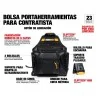 PORTAHERRAMIENTAS 02 PCS BOLSA+CLIC TBCT01 TOUGHB