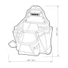 PORTAHERRAMIENTAS 02 PCS BOLSA+CLIC TBCT01 TOUGHB