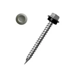 TORNILLO AUT.C/HEX G/GOMA P/LABIO 100PC 10X3/4 PRV