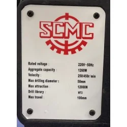 TALADRO BASE MAGNETICA 1260W 12-50MM MAB50 SCMC