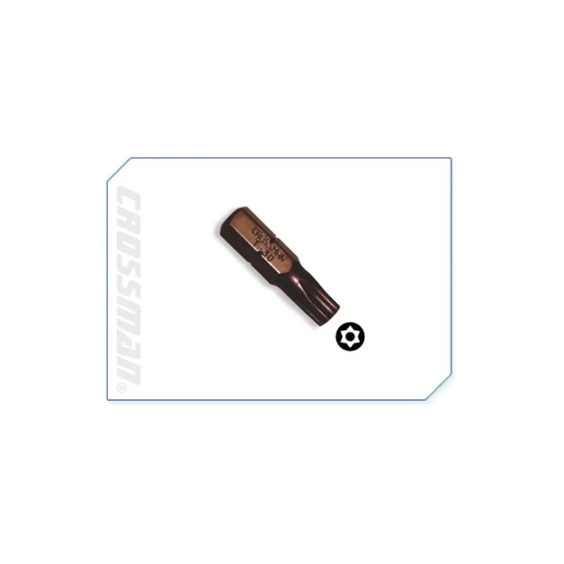 PUNTA TORX C/GUIA T-25 1/4 X 25MM 44329 CROSSMA