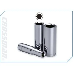 DADO HEXAGONAL LARGO 1/4" X...