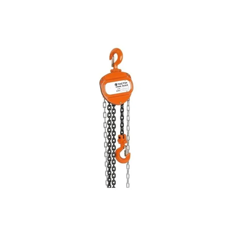 Tecle Cadena Manual 5.0 TON 3.0MT Certificado 385308 TACTIX