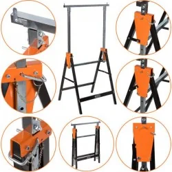 CABALLETE TELESCOPICO 680X580X810-1300MM 330043 T