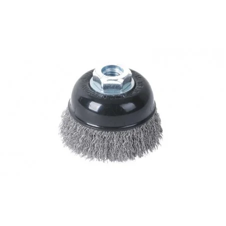 GRATA COPA CONICA AC.INOX ONDUL. 3"" M14 447255