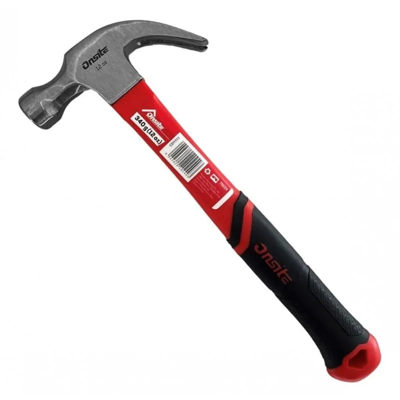 MARTILLO CARPINTERO M/FIBRA 12OZ 706324 ONSITE