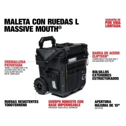 MALETIN PORTAHERRAMIENTAS L C/RUEDATBCT6114 TOUGH