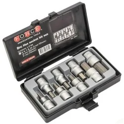 DADO JUEGO 1/2" 08PC ALLEN 05-17MM 4091 FORCE