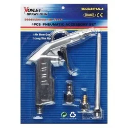 PISTOLA SOPLETEADORA 4 PIEZAS PAS-4 VOYLET