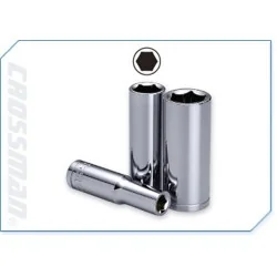 DADO HEXAGONAL LARGO 1/4" X 12MM 96100 CROSSMA