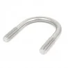 ABRAZADERA CANERIA ZINCADA 6" HILO 1/2 UNC