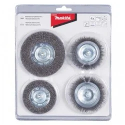 GRATA JUEGO 04PC TOMA 06MM (1/4") D65729 MAKITA