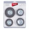 GRATA JUEGO 04PC TOMA 06MM (1/4") D65729 MAKITA