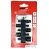 PUNTA DADO HEMBRA JGO 1/4"X5/16"X3/8"X7/16"X1/2"