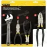ALICATE JUEGO 04PC LL.AJUSTAB+UN+CO+PT 91526 STAN