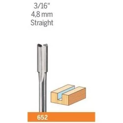BROCA FRESADORA 3/16" 4.80M 652 DREMEL