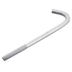 GANCHO "J" TECHO ZINCADO UNC 1/4 X 3