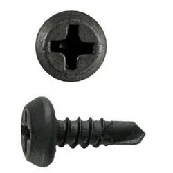 TORNILLO FRAMER PTA BROCA NEGRO 100PCS 07 X 7/16