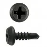 TORNILLO FRAMER PTA BROCA NEGRO 100PCS 07 X 7/16